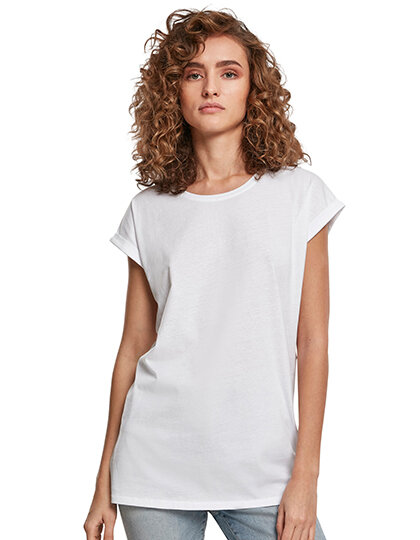 Ladies´ Organic Extended Shoulder Tee Build Your Brand BY138