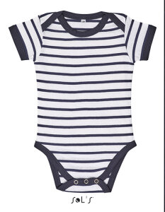 Baby Striped Bodysuit Miles SOL´S 01401