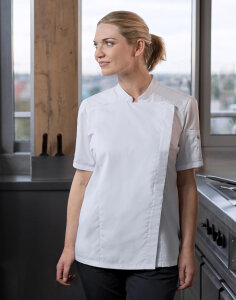Short-Sleeve Ladies Chef Jacket Modern-Look Karlowsky JF 25