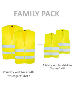 Basic Safety-Vest Family Pack Korntex FP100