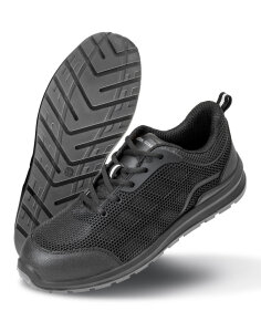 All Black Safety Trainer - size 3 Result Work-Guard R456X