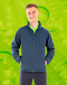 Mens Recycled 2-Layer Printable Softshell Jacket Result...