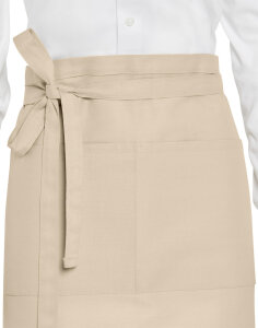 BRUSSELS - Short Recycled Bistro Apron with Pocket SG...