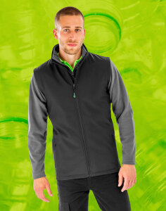 Mens Recycled 2-Layer Printable Softshell B/W Result...