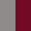 Grey Melange / Burgundy